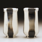 Tumblers, Porcelain, Underglaze, Glaze, 2011
