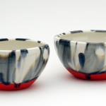 Soup Bowls, Porcelain, Underglaze, Glaze, 2012