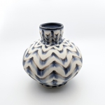Vase, Porcelain, Underglaze, Glaze, 2019