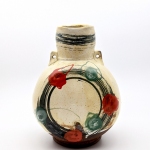 Flask Vase, Stoneware, Slip, Glaze, 2019