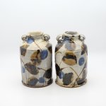 Small Crocks, Stoneware, Slip, Glaze, Wood-fired, 2022