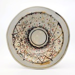 Serving Bowl, Stoneware, Slip, Glaze, Wood-fired, 2022